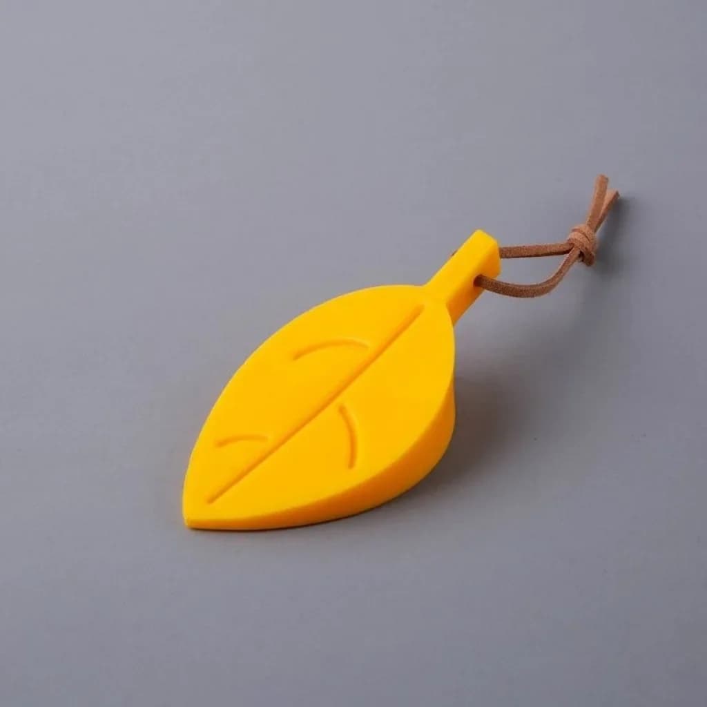 Butée de porte en silicone décorative en forme de feuille, colorée, pour la sécurité des portes inté