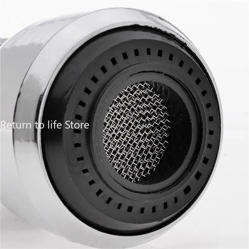 Robinet de cuisine en acier inoxydable, économie d'eau, buse haute pression, adaptateur de robinet, 