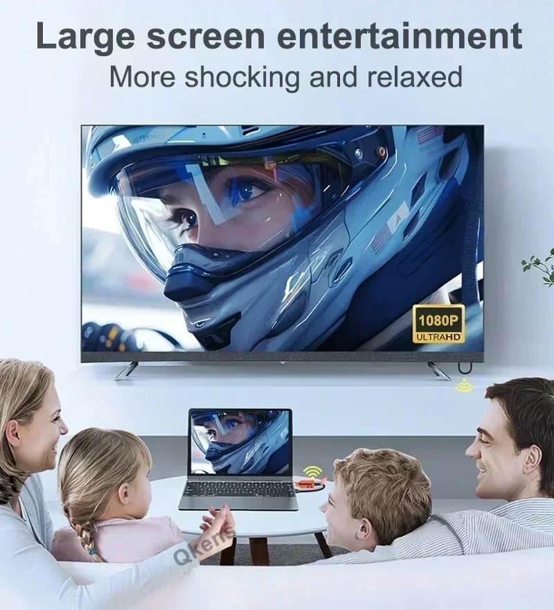 Extension HDMI Wifi sans fil 150M, transmetteur et récepteur vidéo, adaptateur d'affichage TV Stick,