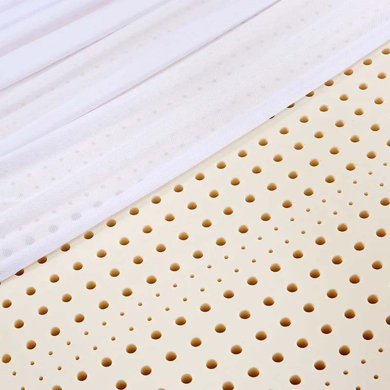 Matelas en latex naturel thaïlandais avec housse, 100% caoutchouc pur, lit de 1.8m, 1.5m d'épaisseur