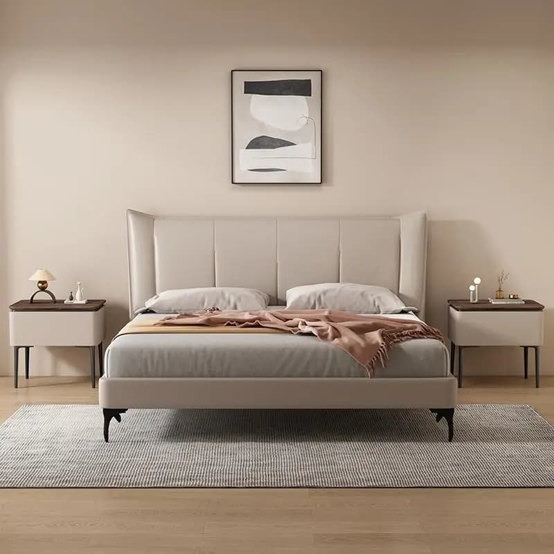 Table De chevet peu encombrante Style italien Table De chevet De luxe moderne rangement avec tiroirs