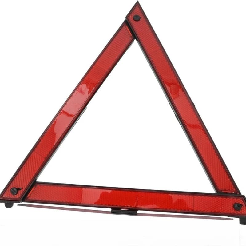 Triangle d'avertissement de voiture réfléchissant pour l'assistance en bord de route, panneau de séc