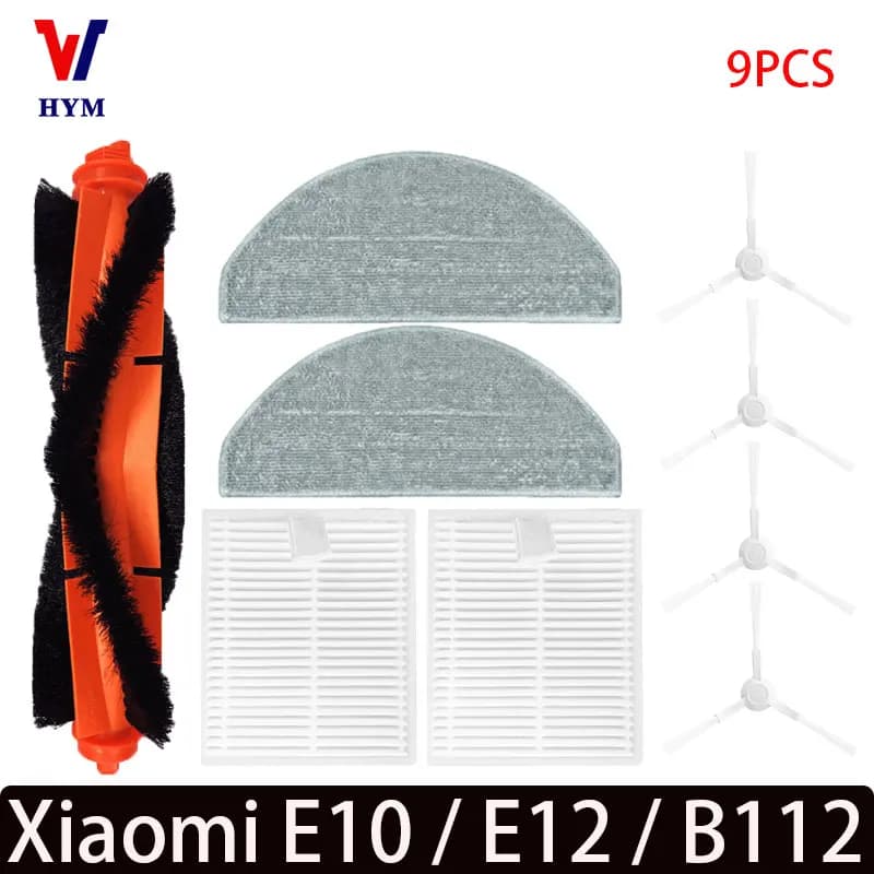 Pièces de rechange pour aspirateur robot de balayage Xiaomi E12 E10 B112, brosse principale, brosse 