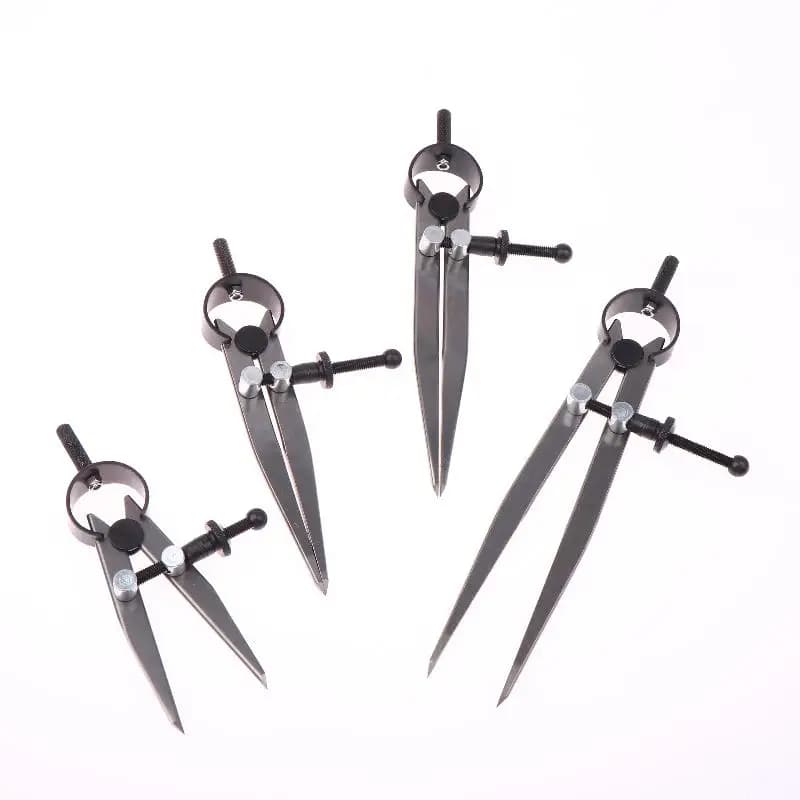 Boussole réglable, jauge de marquage artisanal en cuir, diviseur d'aile et jauge de marquage rotativ