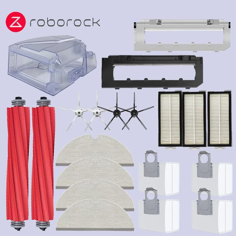 Roborock Q7 Max,Q7 Max +,Q7 Plus,T8 filtre Hepa Robot aspirateur pièces de rechange brosse latérale 