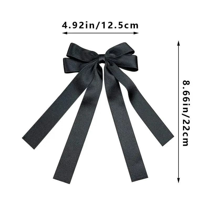 Pince à Cheveux Élégante en Satin pour Femme et Fille, Barrettes à Nministériels d, Ruban, Couleur U
