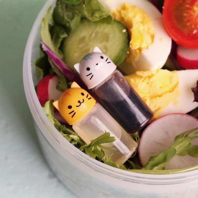 Mini bouteille de Sauce d'assaisonnement 3 pièces/ensemble, petits conteneurs, jolies bouteilles de 