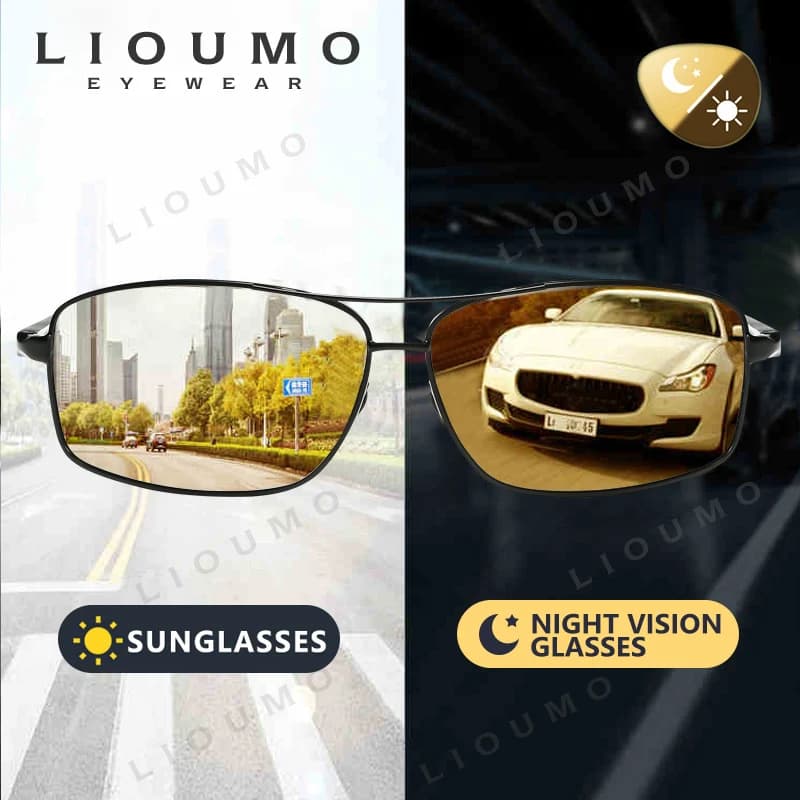 LIvissed MO-Lunettes de soleil polarisées photochromiques pour homme et femme, accessoire de haute q