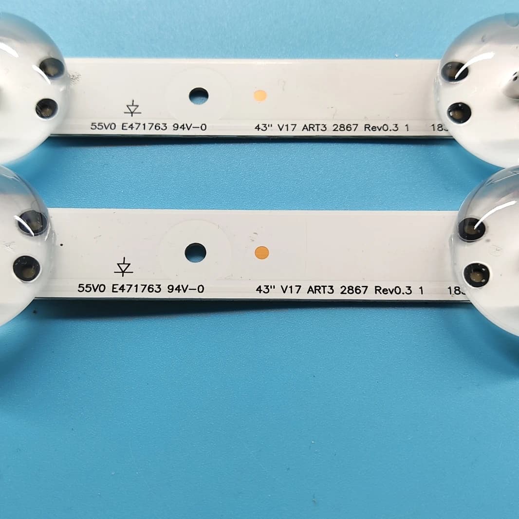 Bande de rétro-éclairage LED pour 43LJ614V 43LJ622V 43UJ675V 43UJ655V 43UJ670V 43UJ651V 43LV340C 43L