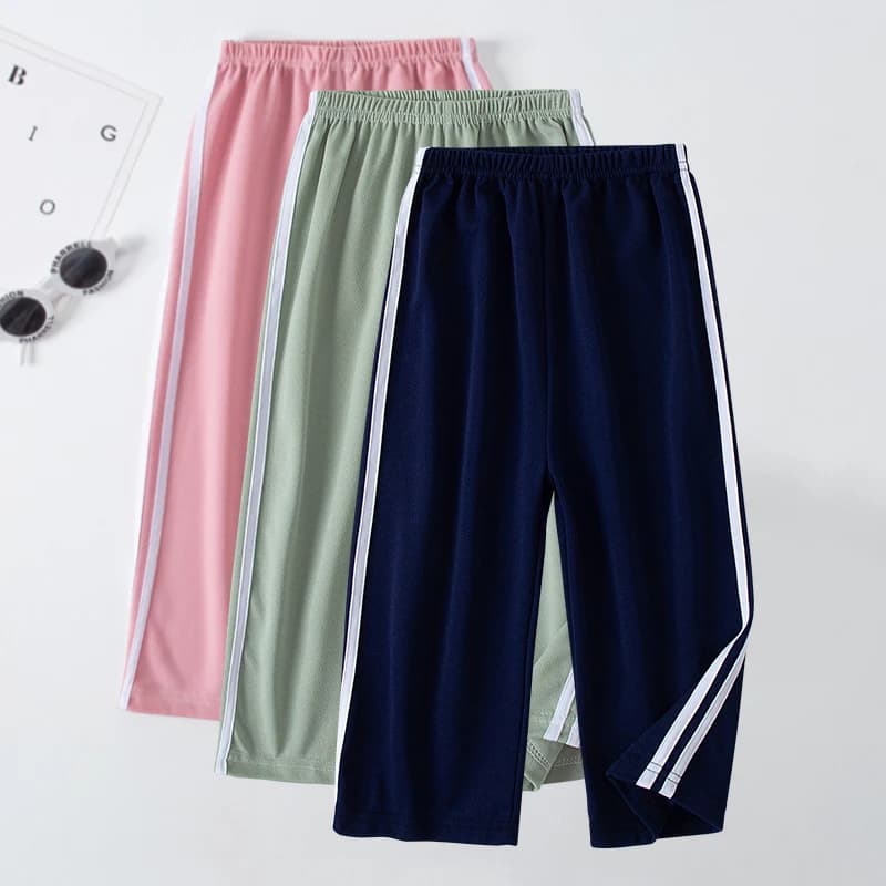 MiniInTheBox-Pantalon d'Été Fin à Jambes Larges pour Garçon et Fille, Vêtement Confortable de Loisir