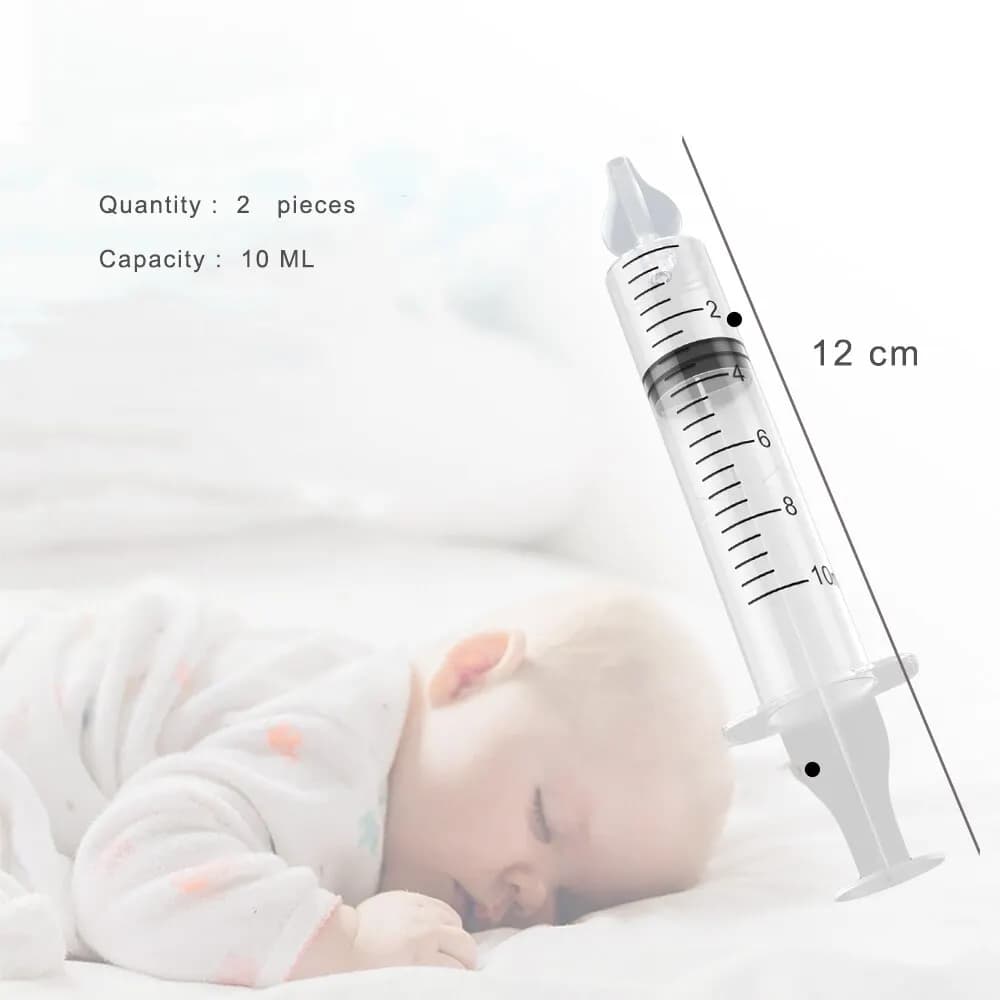 Aspirateur nasal en antarctique pour bébé, 2 pièces, 10ml, lavage de seringues, outils de soins