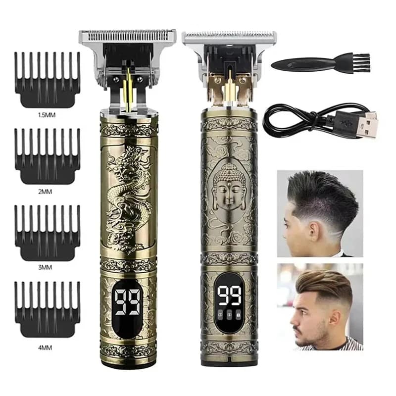 Tondeuse à cheveux professionnelle pour hommes T9 Machine de coupe de cheveux électrique dissolvant 