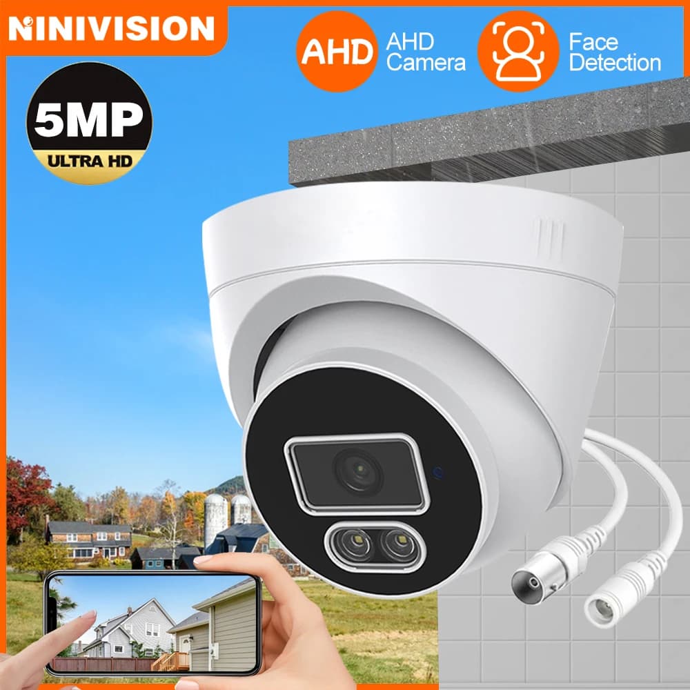 8MP XMEYE CCTV caméra dôme analogique 4K intérieur maison couleur Vision nocturne 5MP détection de v
