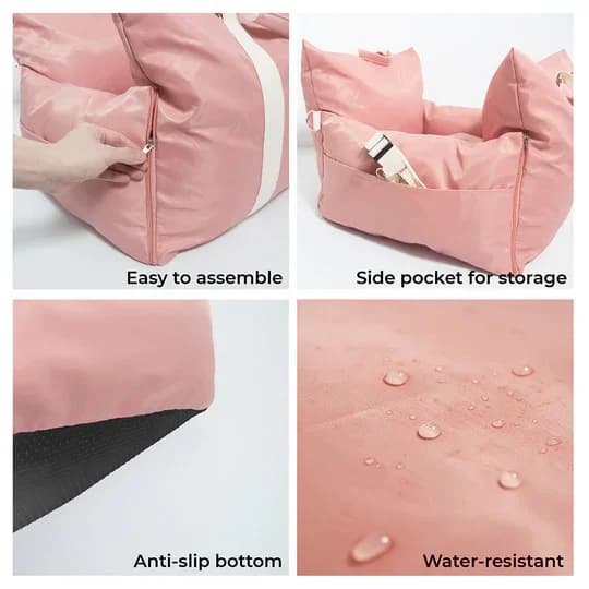 Housse de siège de voiture imperméable pour chien, coussin nid d'animal de compagnie, matelas de voy