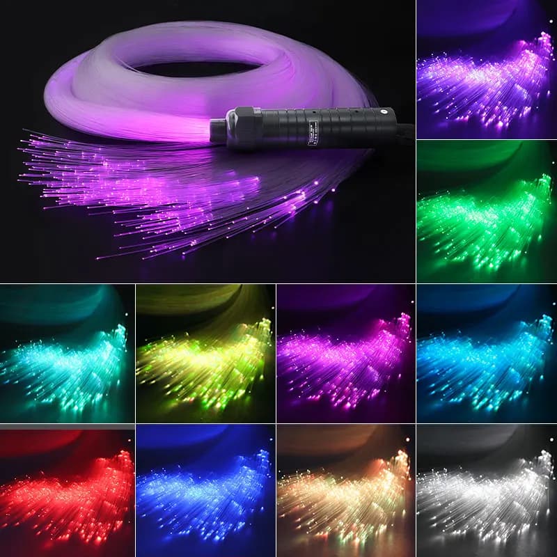 Lumière LED ciel étoilé 6W, accessoires de décoration intérieure de voiture, plafonnier en Fiber opt