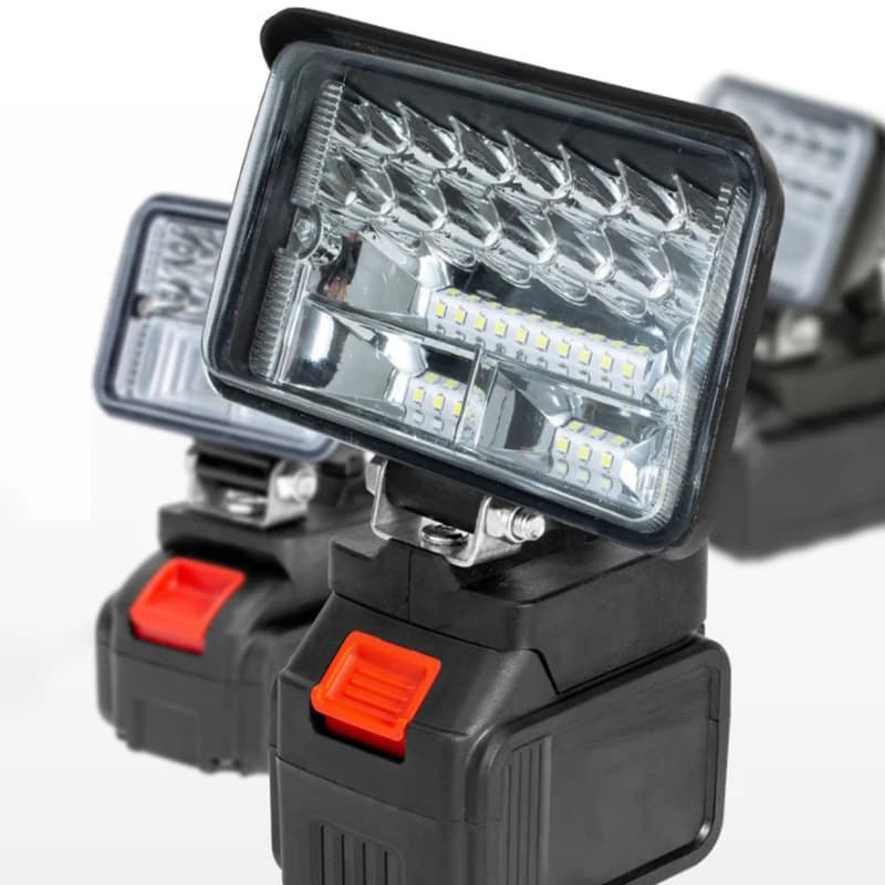 Pour Makita 18V Li-ion batterie LED lampe de travail 3/4 pouces lampe de poche Portable lampe d'inon