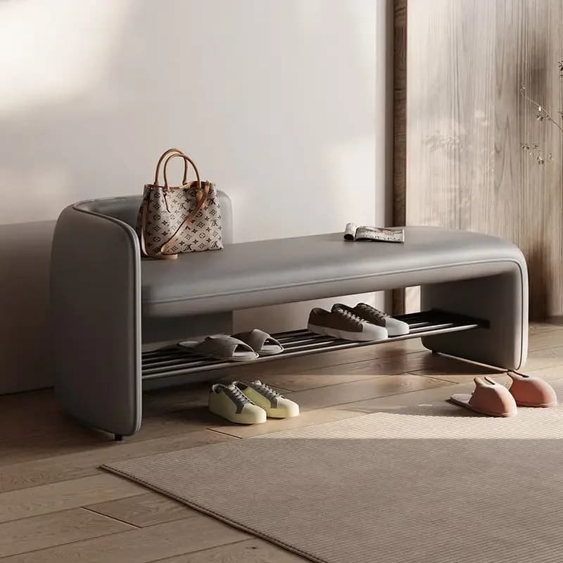 Tabouret simple et moderne pour changer de chaussures, tabouret de rangement pour chaussures d'entré