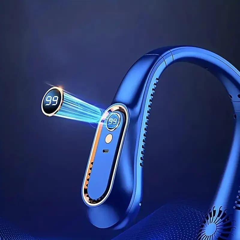 Vaneless-Ventilateur portable sans lame, refroidisseur USB, technologie de super bain, affichage num