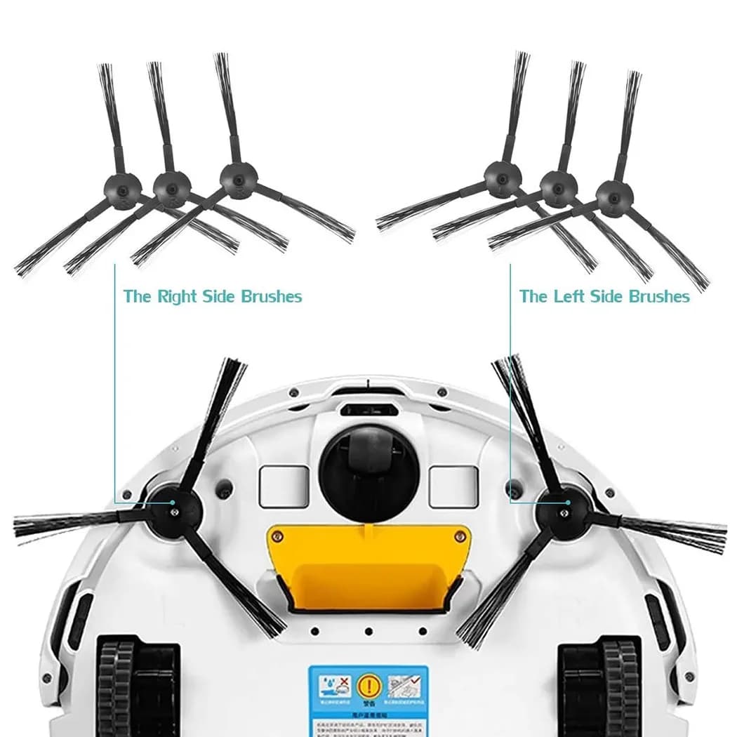 Kits d'aspirateur à brosse latérale avec filtre, pour ILIFE ZACO V3 V3s V5 V5s V5s Pro pour Medion M