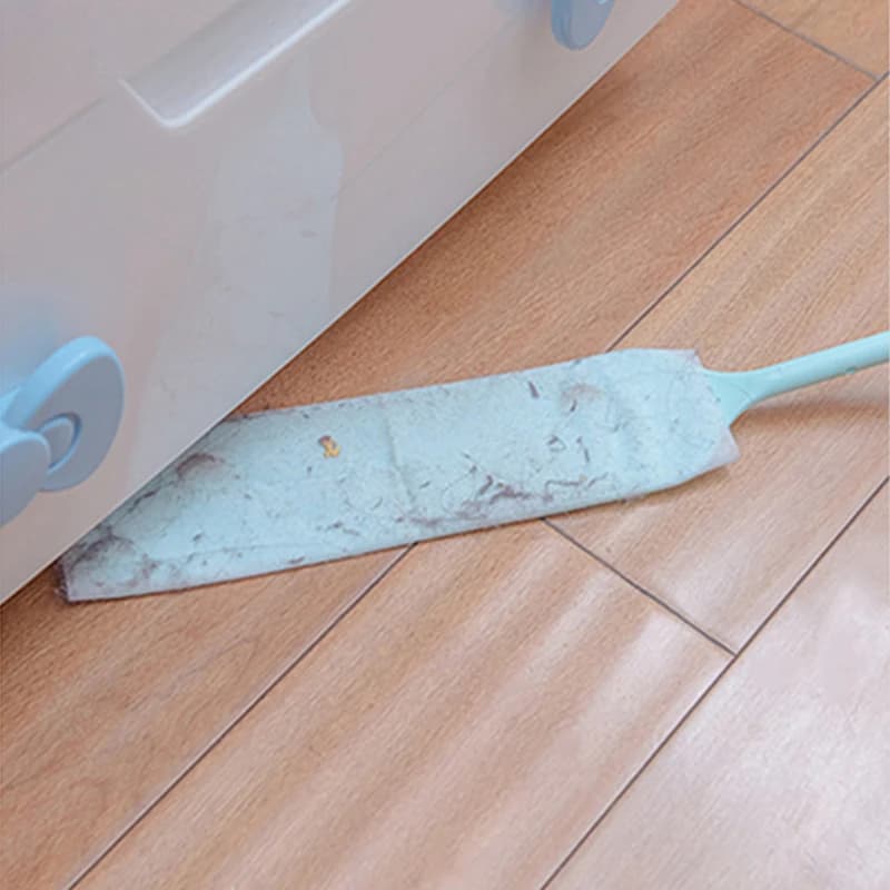 Brosse de nettoyage de la poussière domestique pratique, avec 10 chiffons de nettoyage Non tissés, b