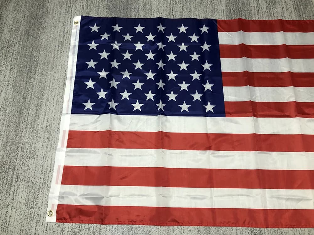 Drapeau américain 60x90cm 90x150cm drapeau américain Double face imprimé Polyester bannière suspendu