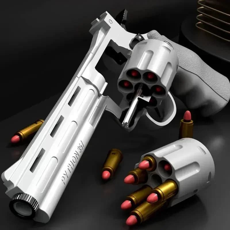 Pistolet lanceur de Revolver ZP5 357, à tir continu, balle de fléchettes souple, jouet CS, arme de j