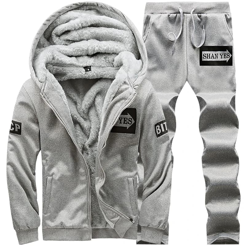 Wolf Czuadlte2024New hiver hommes ensemble de sport pantalons décontractés pull à capuche jeunesse g
