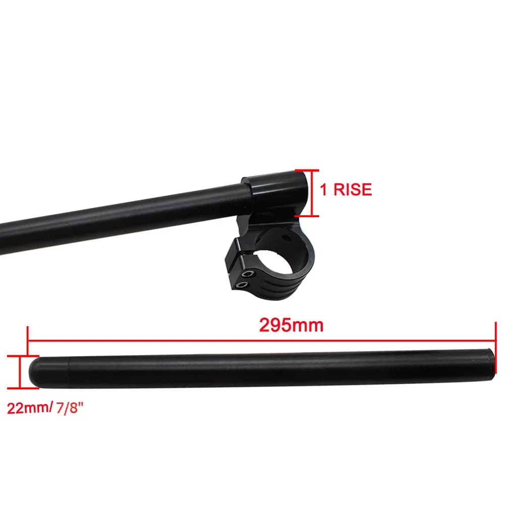 Clip de levage surélevé CNC noir argent sur 37 41 43 45 47 48 50 51 52 53 MM, pince de guidon de mot