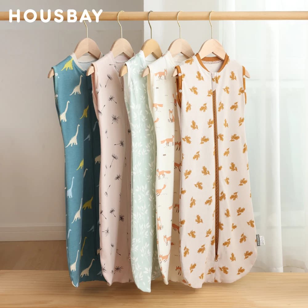 Sac de couchage pour bébé, nouveau-né, sans manches, été, fin, 100% coton, doux, 2 voies, fermeture 
