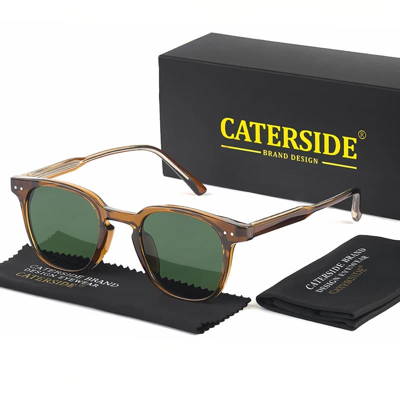CATERSIDE lunettes de soleil rondes rétro hommes Punk marque de mode Design lunettes de soleil femme