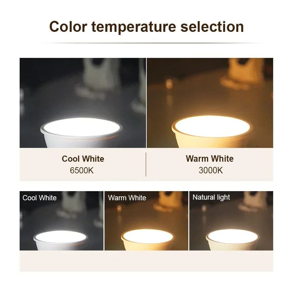 10 pièces 220V 3W 6W 9W 12W ampoule LED GU10 projecteur LED lampe de maïs lampe à économie d'énergie