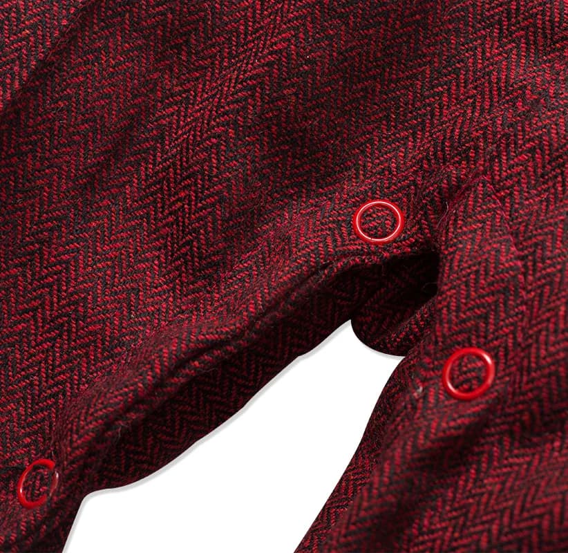 Nouveau-né garçon vêtements formels ensemble infantile garçon Gentleman anniversaire barboteuse tenu