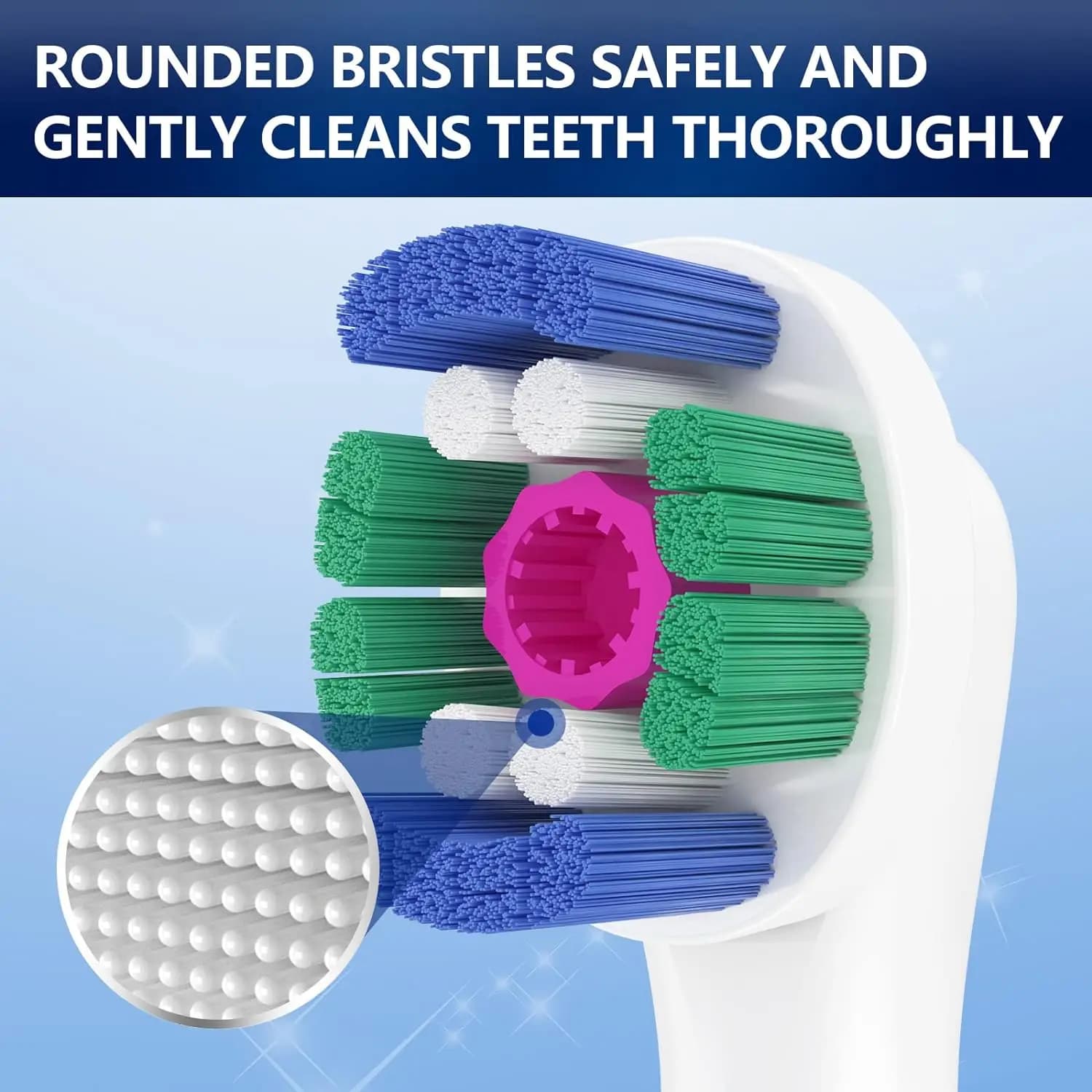 Têtes de brosse de rechange pour brosse à dents électrique Braun Oral B, têtes de brosse à dents bla