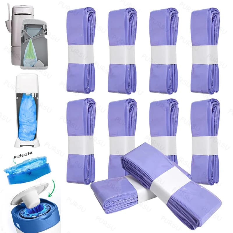 Sacs poubelles de rechange pour poubelle à couches, 1/5/10 pièces, pour Tommee Tippee Sangenic Simpl