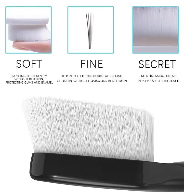Têtes de brosse à dents souples ultrafines pour Hili Sonic Care, soins des gencives sensibles, têtes