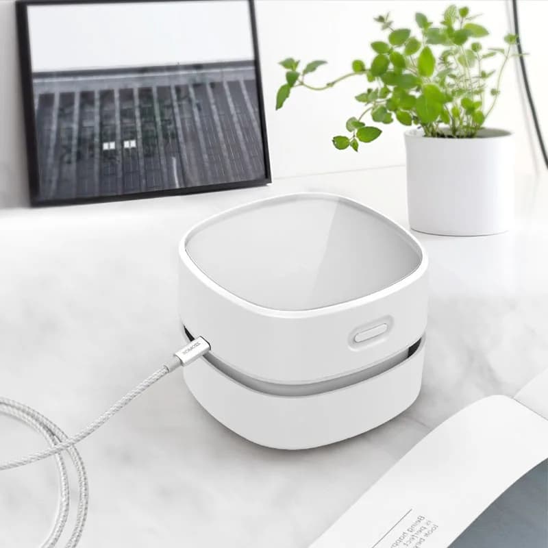 Mini aspirateur de bureau sans fil, balayeuse de poussière de table, économie d'énergie, aste par US