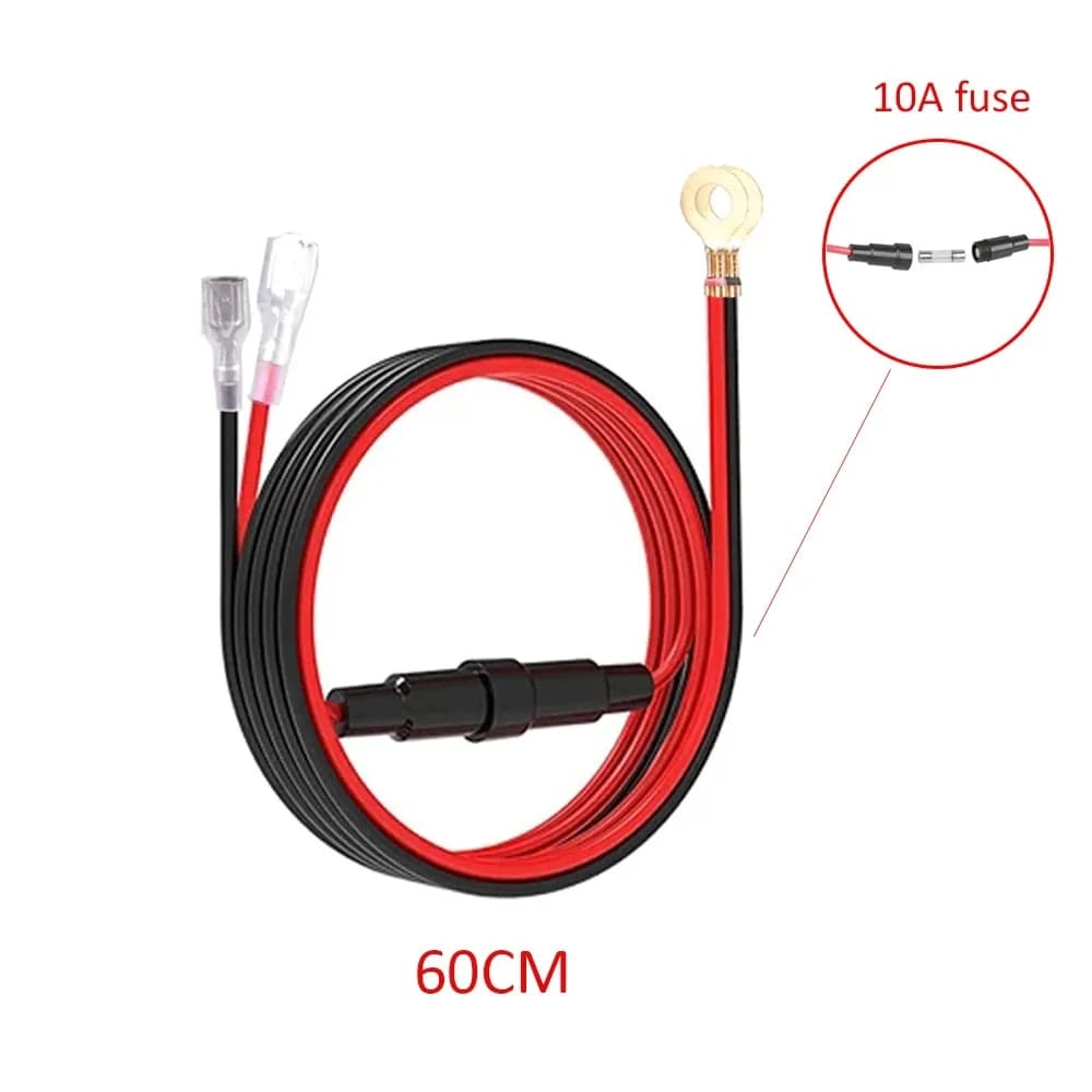 Prise de chargeur de voiture double type-c et double USB, 4 Ports, charge rapide, étanche avec voltm