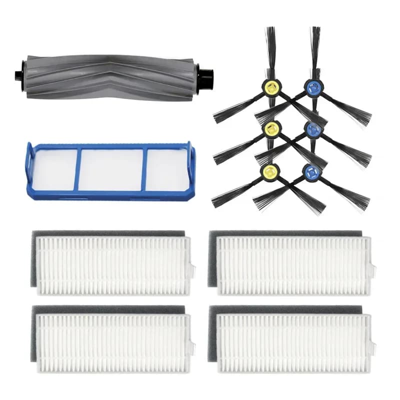 Pièces de rechange pour aspirateur robot AMIBOT, rouleau, brosse principale, brosse latérale, filtre