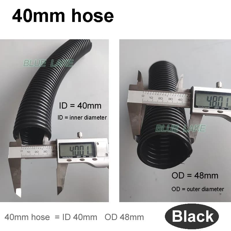 Tuyau fileté intérieur 40mm extérieur 48mm, connecteur d'extension bidirectionnel, accessoires pour 