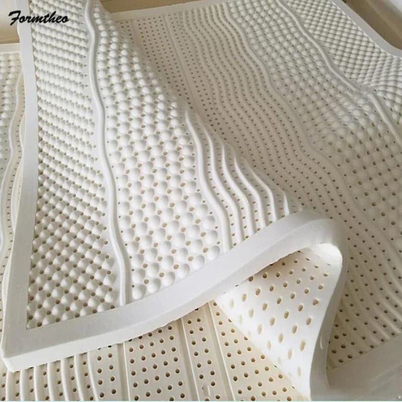 FORMTHEO surmatelas de massage en latex naturel 160*200 Tatami épais 5/7,5 cm surmatelas pliable 1,5