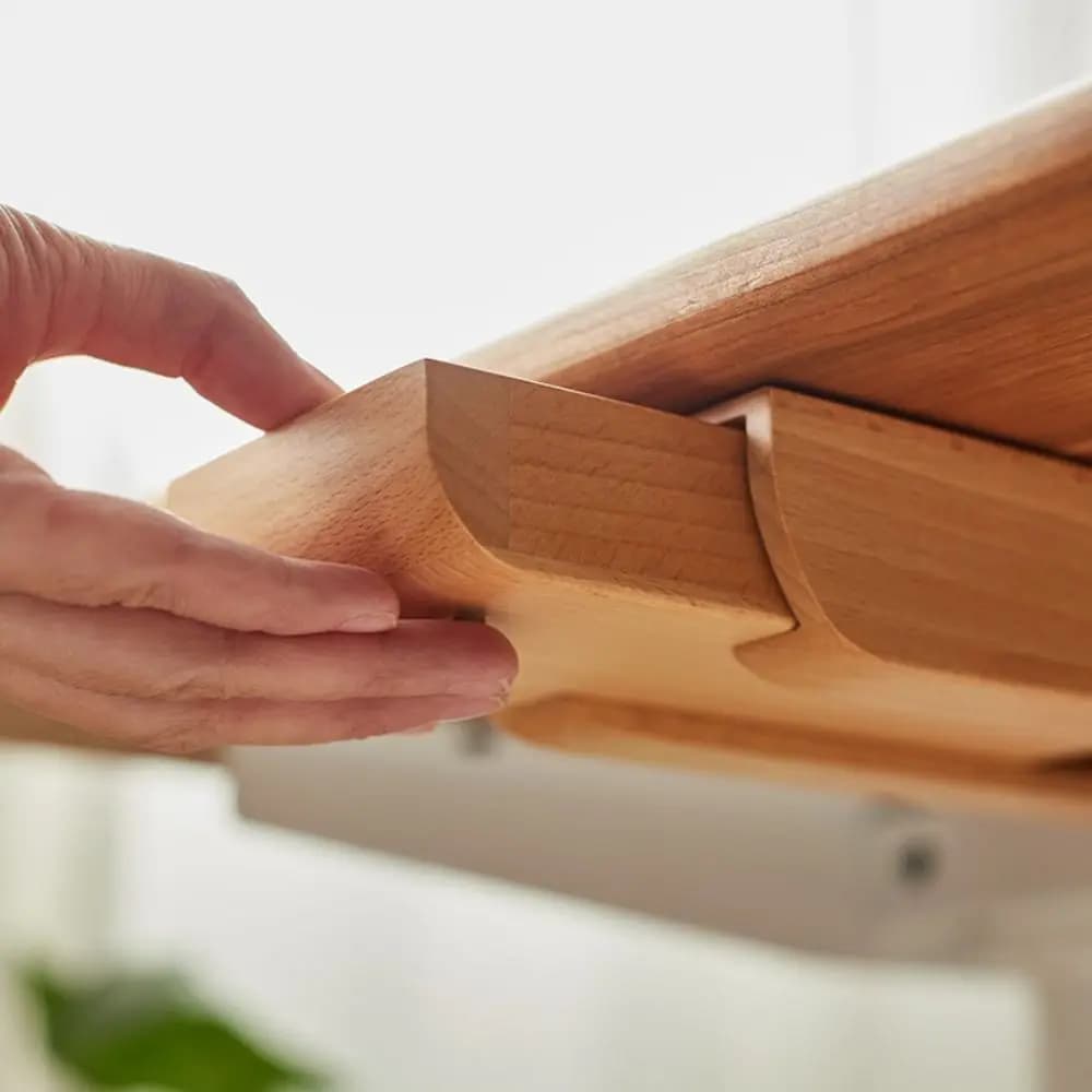 Conteneur de rangement en bois sous le bureau, adhésif, naturel, économie, créatif, GNE, maison