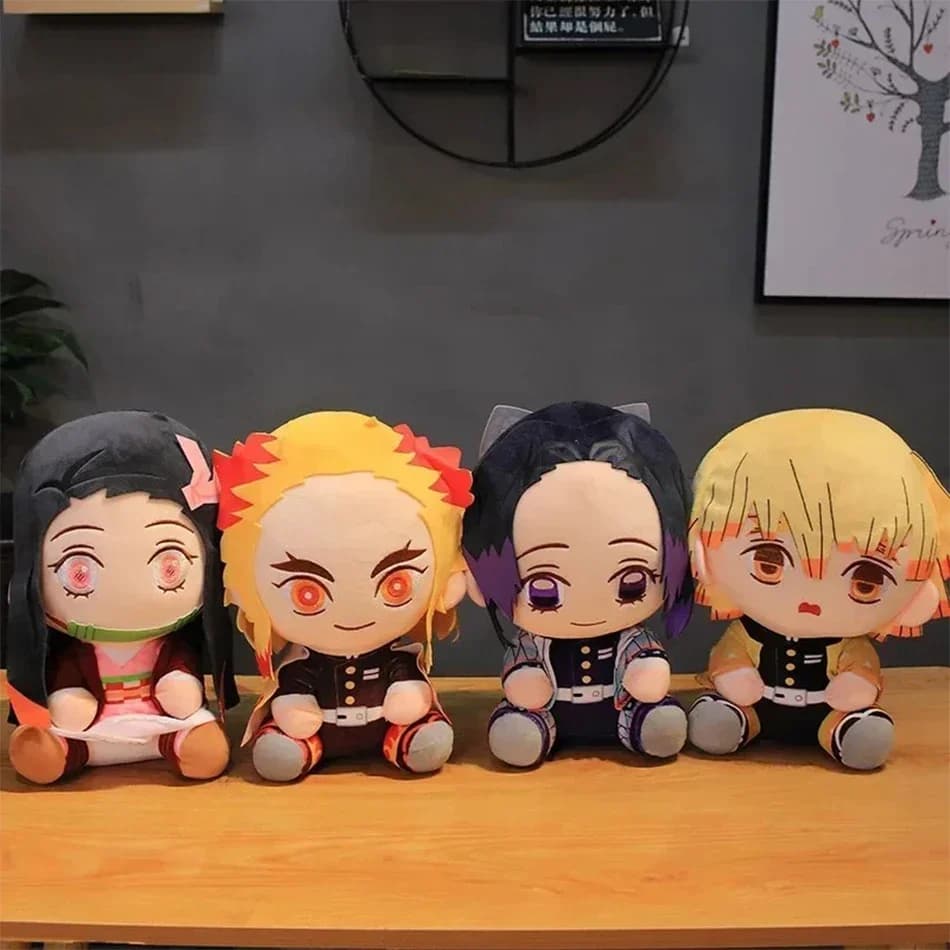 @ 20cm chaud japon démon Slayer poupées en peluche belle Anime Kimetsu No Yaiba Kamado Tanjirou Nezu