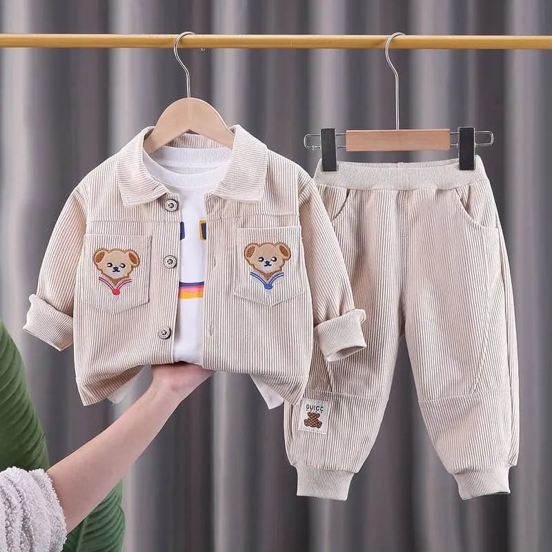Ensembles pour bébés, nouveaux vêtements de printemps et d'automne, ensemble de loisirs manteau + pa