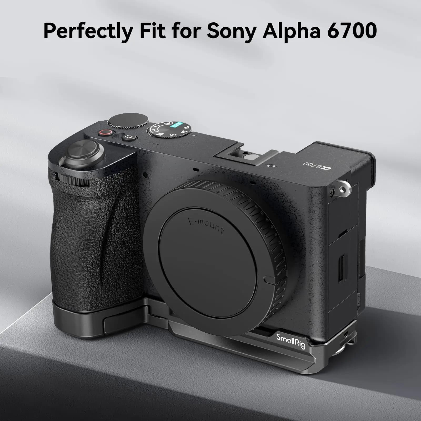 SmallRig-Plaque de base A6700 pour Sony Alpha 6700, plaque de dégagement rapide intégrée pour Arca, 