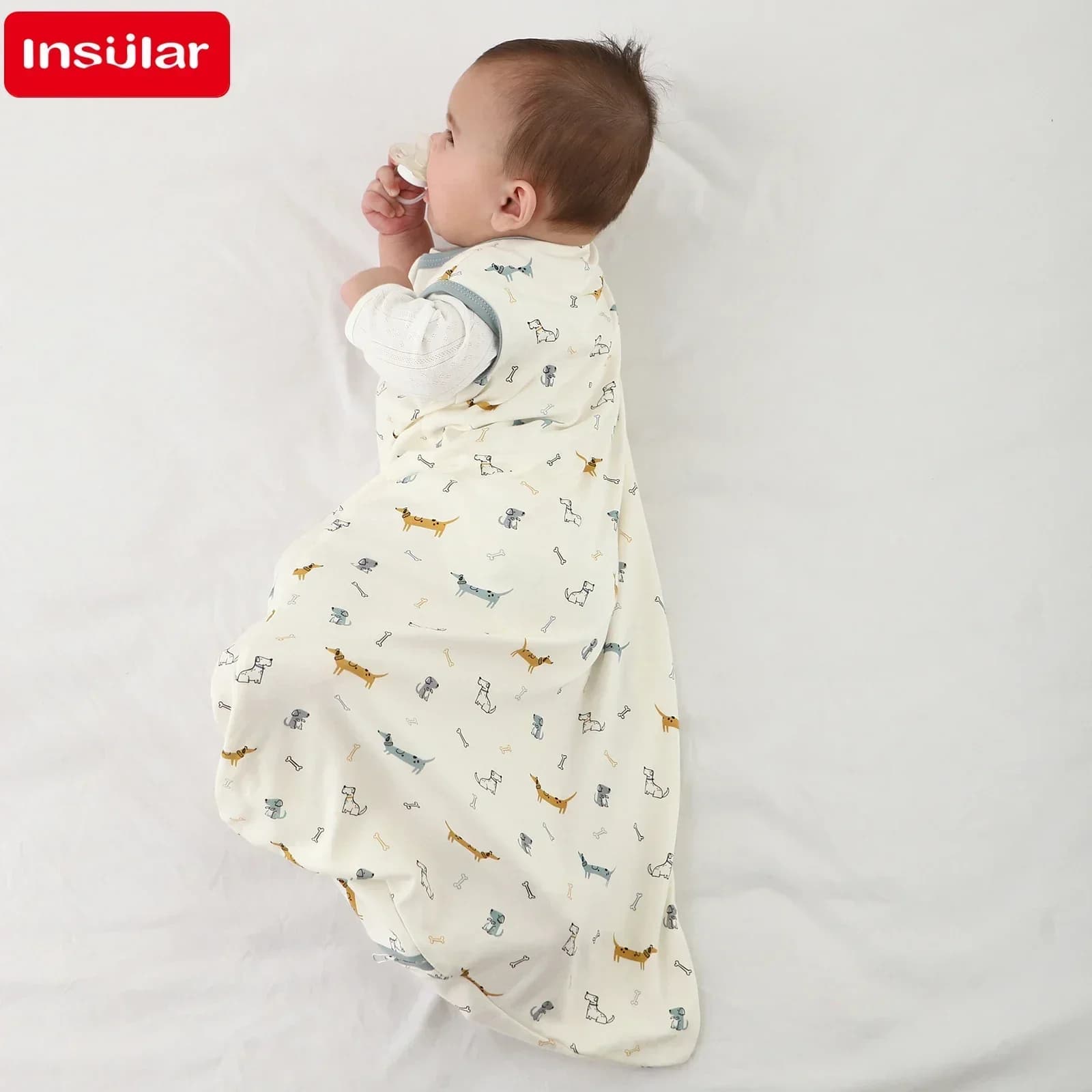 Sac de couchage pour bébé, nouveau-né, Anti-choc, pyjama pour bébé, léger, fermeture éclair, costume