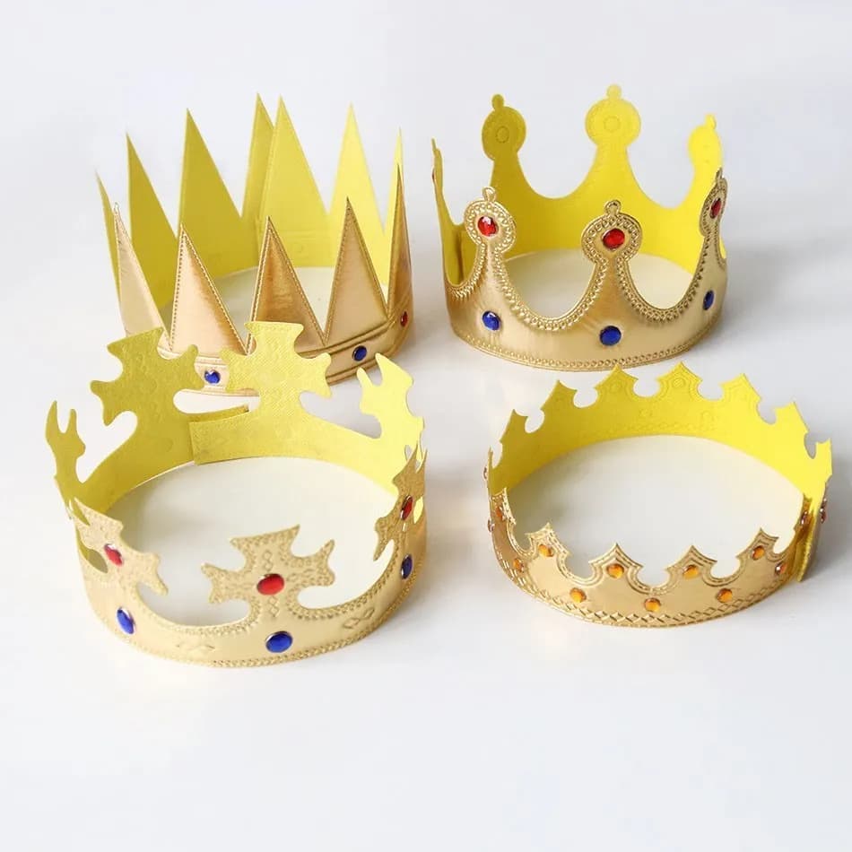 Couronne d'anniversaire élastique pour enfants, accessoires de photoshoot pour filles, bandeau de sa