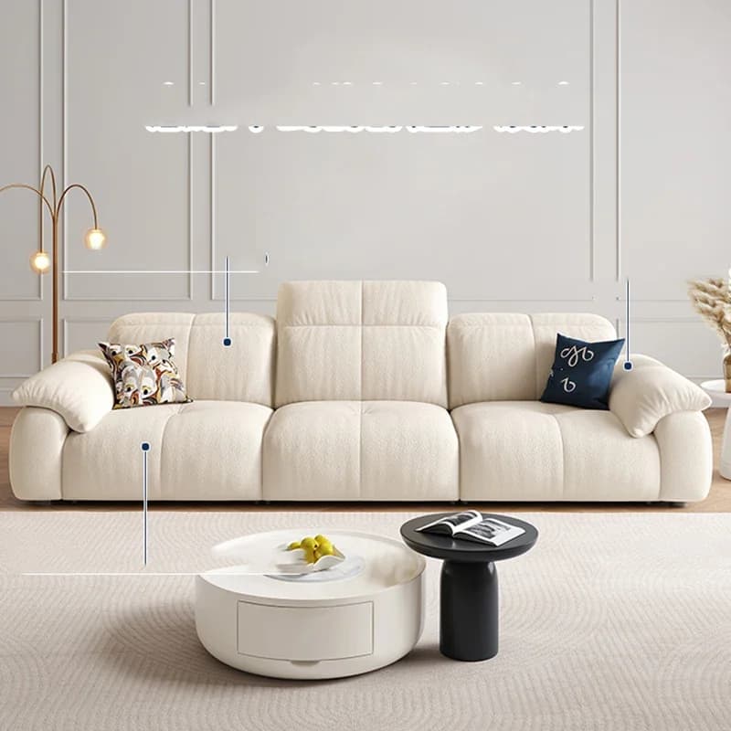 Canapés de salon nordiques minimalistes, modernes, paresseux, sectionnels, de luxe, de styliste euro