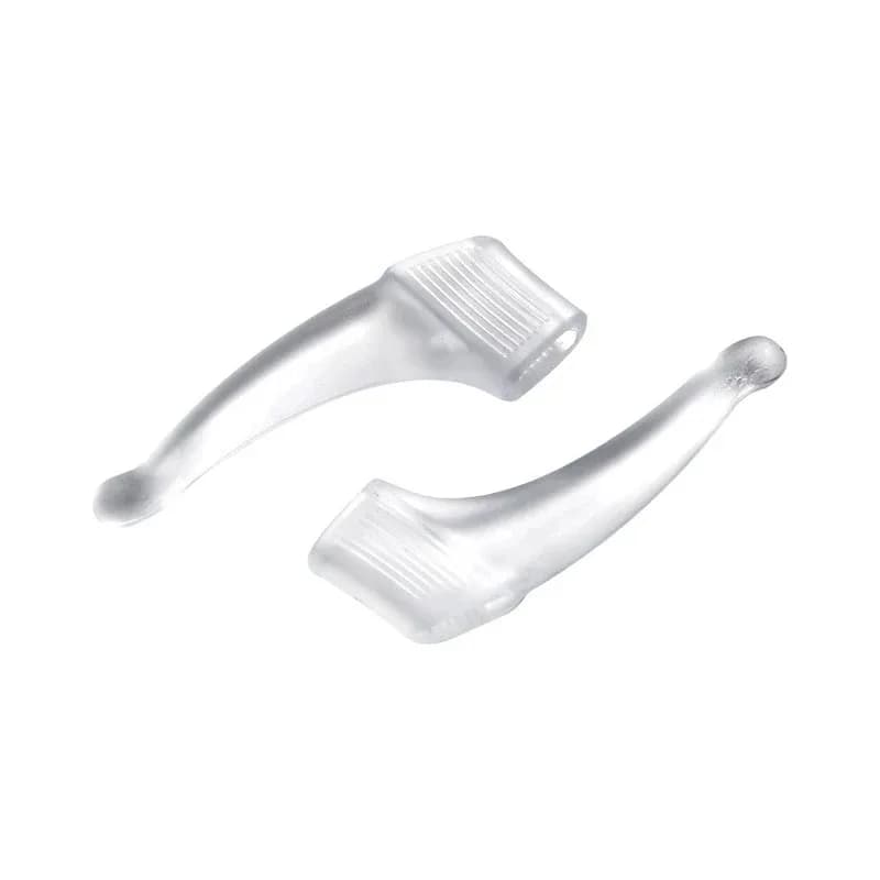 Crochets d'oreille anti-chute en silicone pour femmes et hommes, manchon d'oreille de jambe de lunet