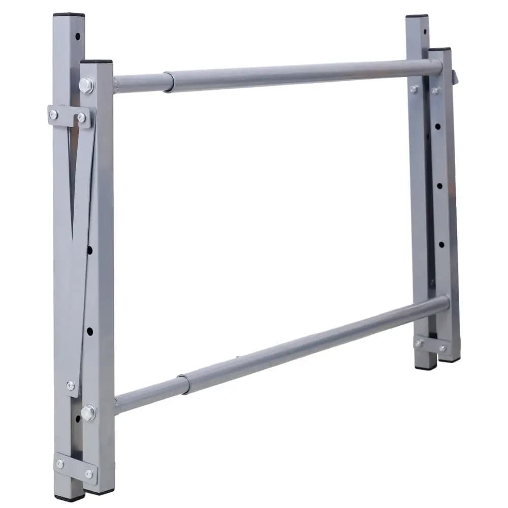 Dreamzon-Rangement mural pliable, 30.5 à 50.5 amarans de large, supporte 300 livres, argent
