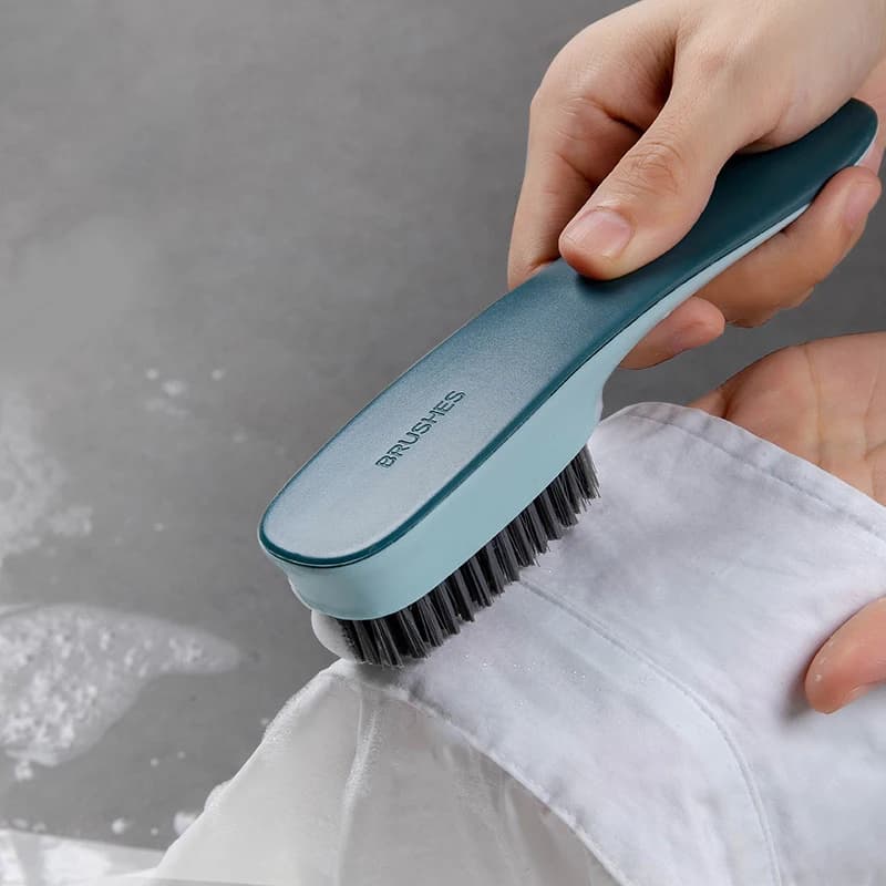 Brosse de nettoyage de chaussures, 1 pièce, brosse à récurer pour vêtements en plastique, outil de n